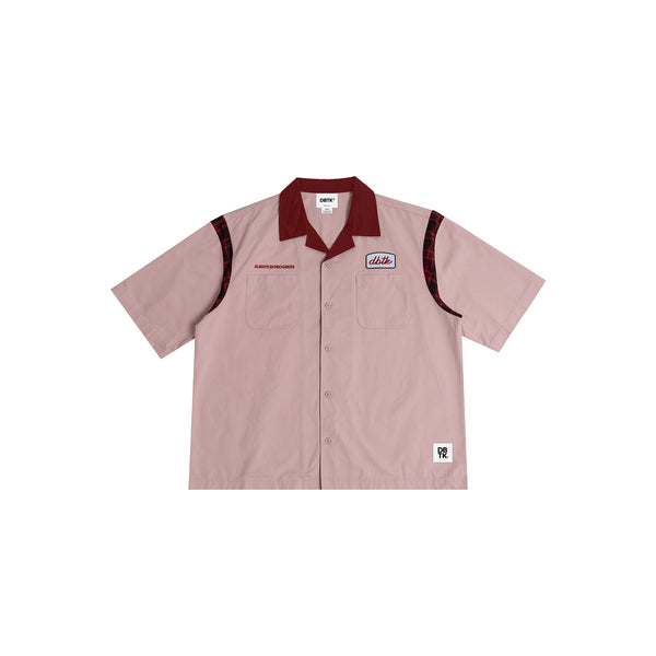 PLAID BOWLING SHIRT - PINK – Don't Blame The Kids Apparel