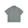 HEART PATCH WORKWEAR POLO - NAVY BLUE