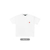 HEART PATCH TEE - WHITE