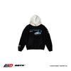 AE86 HOODIE - BLACK/ WHITE