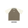 EVERGREEN RAGLAN TEE - CREAM / BROWN