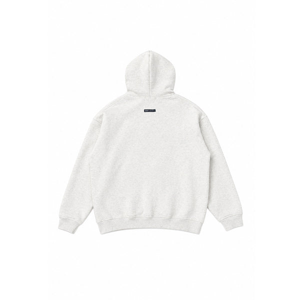 DBTK DIAGONAL HOODIE - HEATHER WHITE – Don't Blame The Kids Apparel