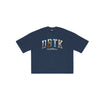MERGE HIGH-RISE TEE - NAVY BLUE