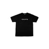 BLAZING SCRIPT TEE - BLACK