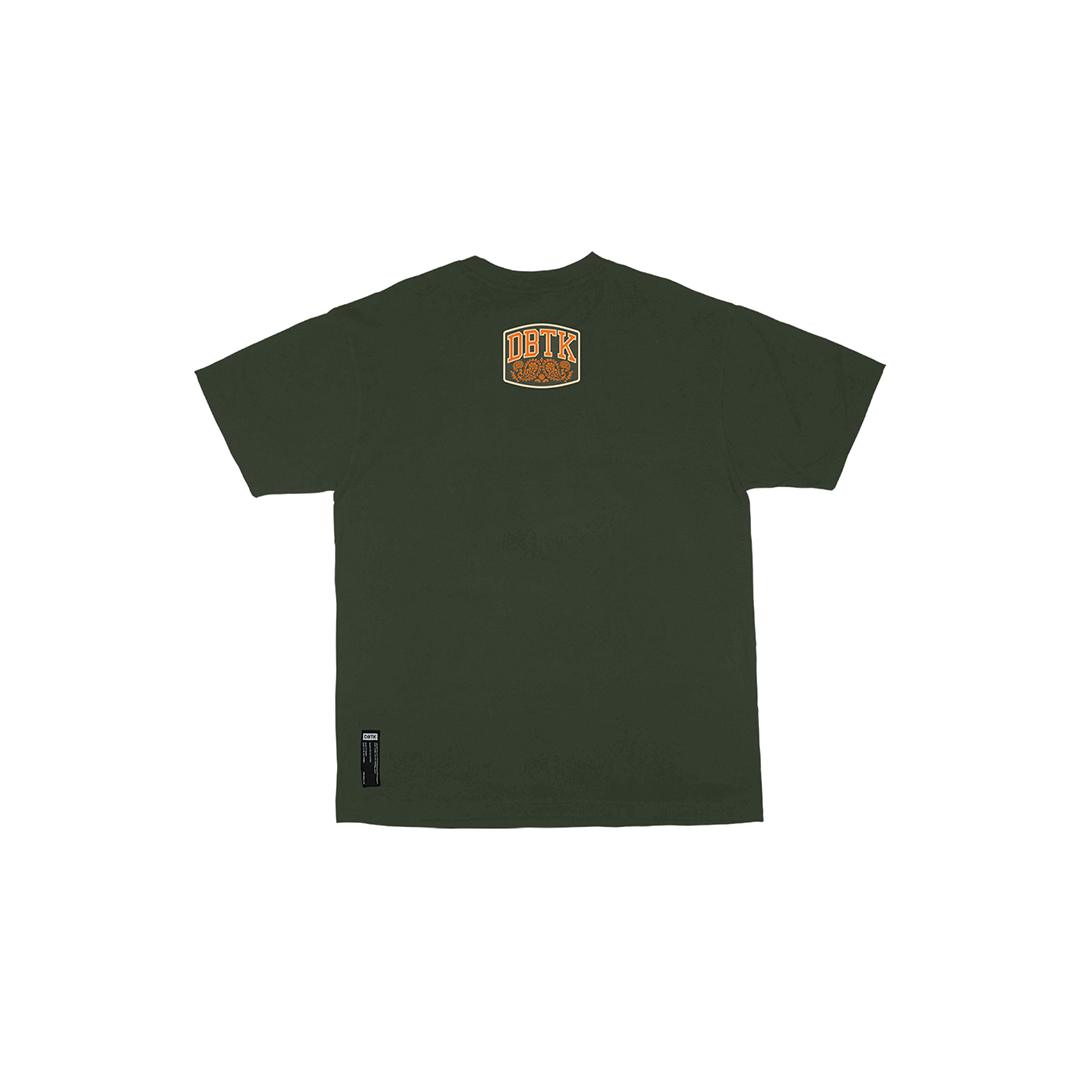 ELEMENTARY ORNAMENT TEE - OLIVE GREEN