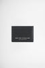 SPARK D LEATHER CARD HOLDER - BLACK