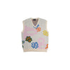 FLEUR JACQUARD VEST - CREAM