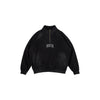 MERGE HALF-ZIP SWEATSHIRT - BLACK