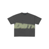 RASTER SLANT TEE - GRAY