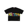 SLANT NEON SPEED TEE - BLACK