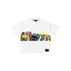 SLANT NEON SPEED TEE - WHITE