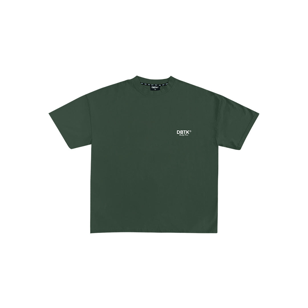 QUALITY GOODS TEE - FOREST GREEN